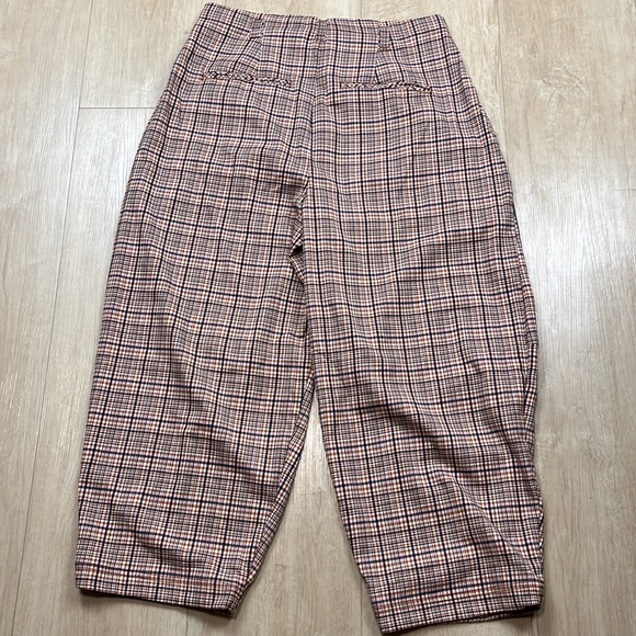 FREE PEOPLE TURNING POINT TROUSER - NEUTRAL COMBO, SIZE 10 1371 - Picture 5 of 9